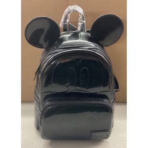 Loungefly Disney Mickey Mouse Blackout Cosplay Mini Backpack -NWT